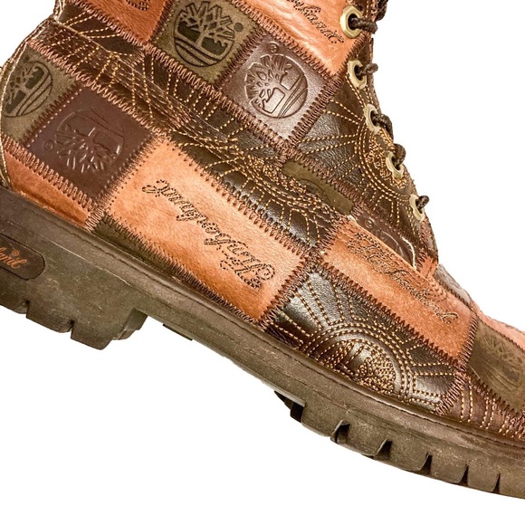 Timberland Leather Patchwork Boots - Picture 2 of 6